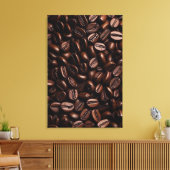 Toile imprimée haricots de café (Insitu(Salon))