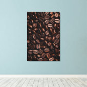 Toile imprimée haricots de café (Insitu (Plancher de Bois))