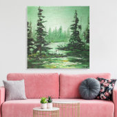 Toile Imprimer Ann Hayes Peinture Forêt Verte (Insitu(Salon))