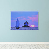 Toile Imprimer Canvas de coucher de soleil (Insitu (Plancher de Bois))