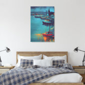 Toile Imprimer Canvas de village Fisher (Insitu(Chambre))