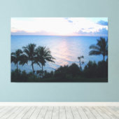TOILE IMPRIMER CANVASES DE SOLEIL HANALEI HAWAII (Insitu (Plancher de Bois))