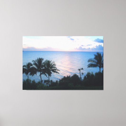 TOILE IMPRIMER CANVASES DE SOLEIL HANALEI HAWAII (Recto)