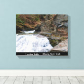 TOILE IMPRIMER LUCIFER CHUTES ITHACA NEW YORK CANVAS (Insitu (Plancher de Bois))