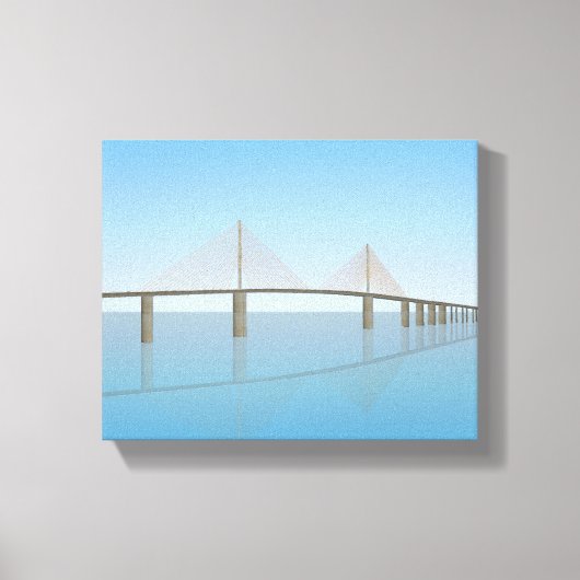 Toile Imprimer : Pont Sunshine Skyway (Recto)