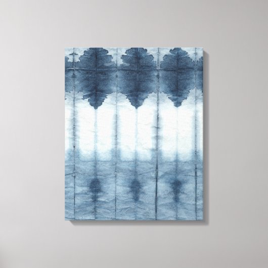 Toile Imprimer Shibori Indigio (Recto)