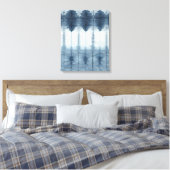 Toile Imprimer Shibori Indigio (Insitu(Chambre))