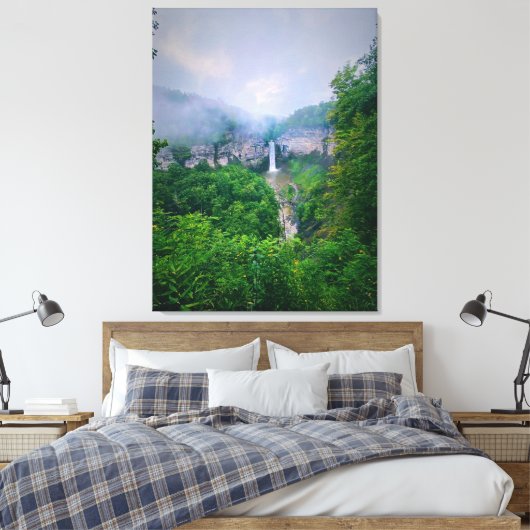 TOILE IMPRIMER TAUGHANNOCK TALLS ITHACA CANVAS (Insitu(Chambre))