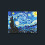 TOILE IMPRIMER : VINCENT VAN GOGH<br><div class="desc">"LA NUIT STARRY" 1889 PAR VINCENT VAN GOGH SUR DES CANVAS STRETCHED IMPRIMER DE LA COLLECTION DU MUSÉE JOHN PAUL GETTY</div>
