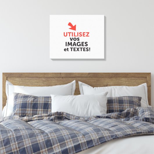 Toile Imprimer vos conceptions en ligne en français (Insitu(Chambre))