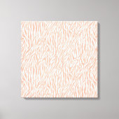 Toile Imprimer Zebra Peach (Recto)