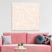 Toile Imprimer Zebra Peach (Insitu(Salon))
