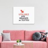 Toile Imprimez vos conceptions en ligne (Insitu(Salon))