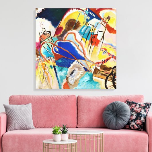 Toile Improvisation 30 (Canons) de Wassily Kandinsky (Insitu(Salon))