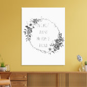 Toile In Christ Alone Canvas Print (Insitu(Salon))