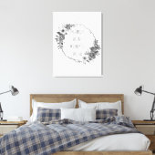 Toile In Christ Alone Canvas Print (Insitu(Chambre))