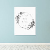 Toile In Christ Alone Canvas Print (Insitu (Plancher de Bois))