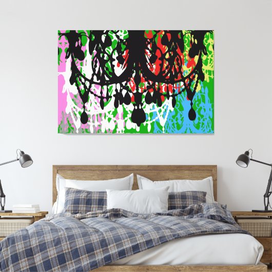 Toile In Love Chandelier XLARGE 60X40 (Plus D'Options) - (Insitu(Chambre))