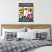 Toile In Love Memory Memorial Citation Gris Photo Collag (Insitu(Chambre))