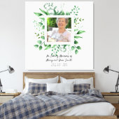Toile In Love Memory PHOTO Bereavement Loss Memorial (Insitu(Chambre))