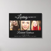 Toile In Love Memory Photo Collage Hommage (Recto)