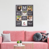 Toile In Love Memory Unique Photo Collage Memorial (Insitu(Salon))