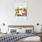Toile In Loving Memory Custom 11 Photo Collage Vert (Insitu(Chambre))