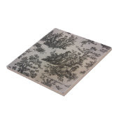 Toile in zwart-wit tegeltje (Zijkant)