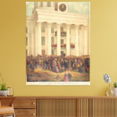 Toile Inauguration de Jefferson Davis Guerre civile amér (Insitu(Salon))