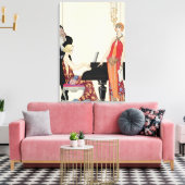 Toile Incantation, illustration pour 'Gazette du Bon Ton (Insitu(Salon))