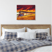 Toile Incendie de prairie 1872 (Insitu(Chambre))