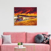 Toile Incendie de prairie 1872 (Insitu(Salon))