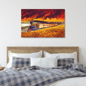 Toile Incendie de prairie 1872 (Insitu(Chambre))