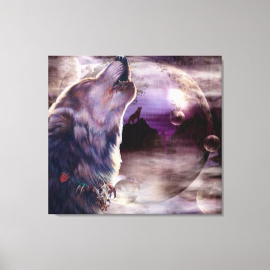 Toile Incroyable Chanson de loup Mur Canvas (Recto)