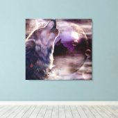 Toile Incroyable Chanson de loup Mur Canvas (Insitu (Plancher de Bois))