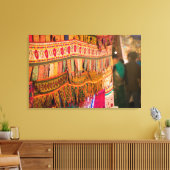 Toile INDE, Goa, Baga : marché du samedi soir (NR) (Insitu(Salon))