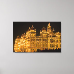 Toile INDE, Karnataka, Mysore : Palais du Majaraja (b.