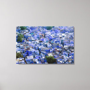 Toile INDE, Rajasthan, Jodhpur : Ville bleue de Jodhpur
