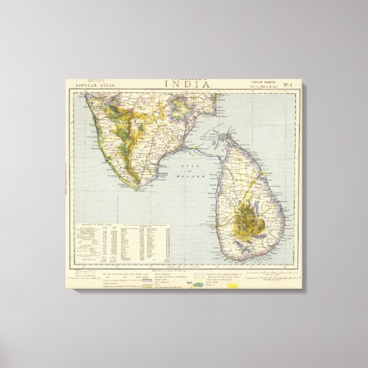 Toile Inde, Sri Lanka (Recto)