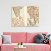 Toile Inde Sud, Birmanie, péninsule malaise (Insitu(Salon))