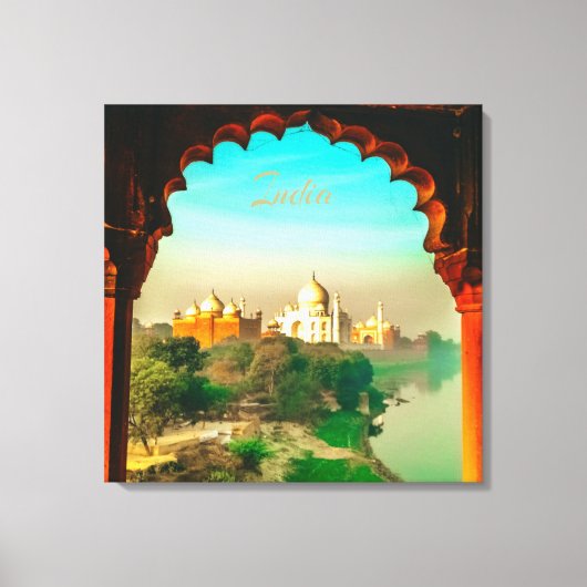 Toile Inde Taj Mahal (Recto)