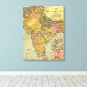 Toile IndeCarte panoramiqueInde (Insitu (Plancher de Bois))