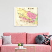 Toile Index carte Yonkers atlas (Insitu(Salon))