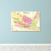 Toile Index carte Yonkers atlas (Insitu (Plancher de Bois))
