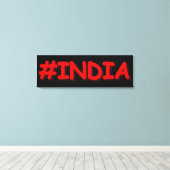 Toile "#India" Joli design. Commandez dès maintenant  (Insitu (Plancher de Bois))