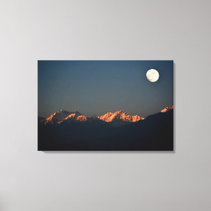 Toile India - Sikkim, Pelling sunset