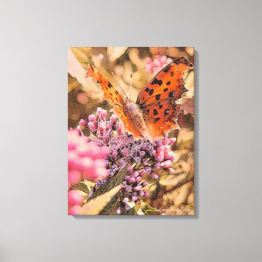 Toile Indian Fritillary:Premium Canvas (Recto)