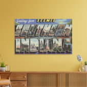 Toile Indiana (Sud) - Scènes de grandes lettres (Insitu(Salon))