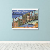 Toile Indianapolis, Indiana (Steel Mills/Sand Dunes) (Insitu (Plancher de Bois))