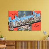 Toile Indianapolis, Indiana (Town Plaza) (Insitu(Salon))